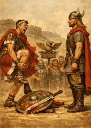 Gaul Surrenders To Caesar