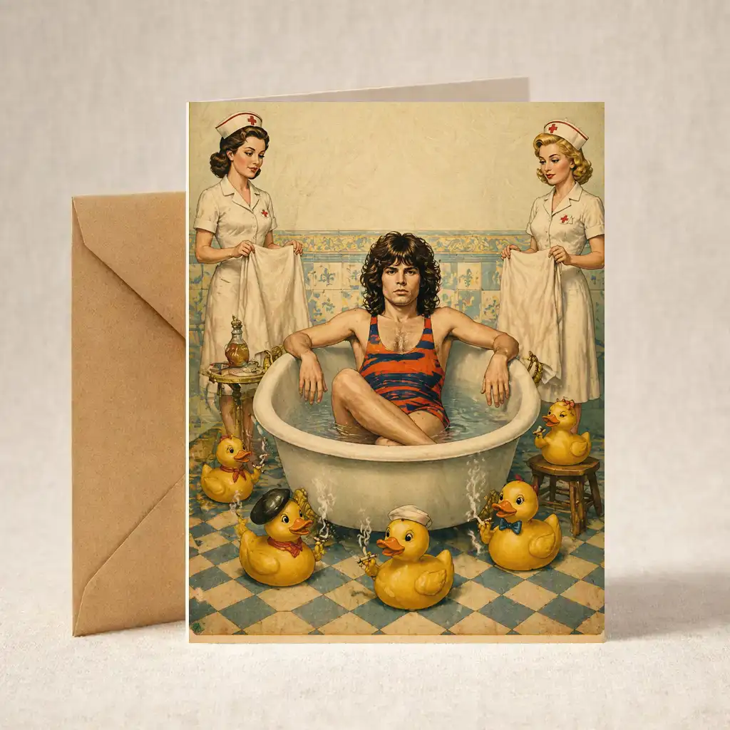Greeting Card - Jim Morrison