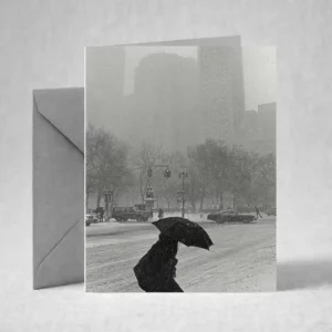 Greeting Card - New York Blizzard 1982