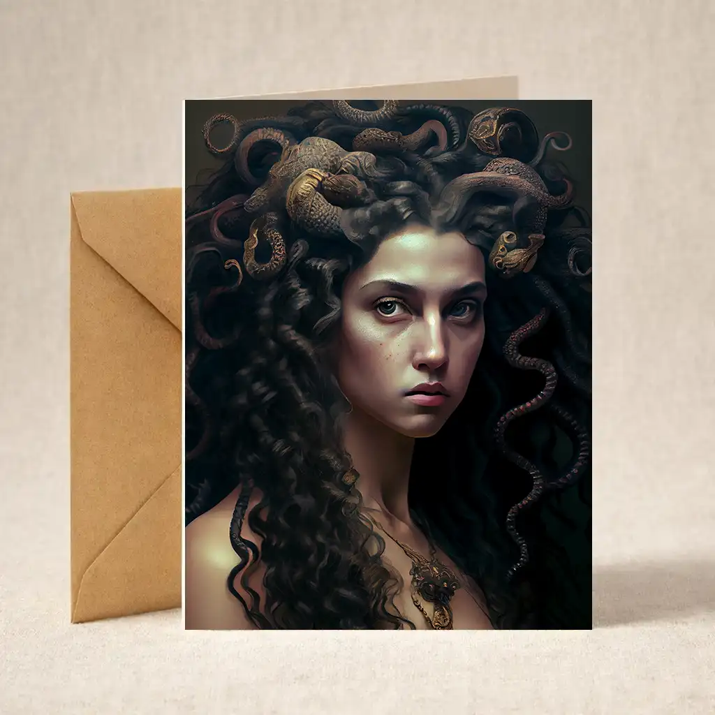Greeting Card - Medusa