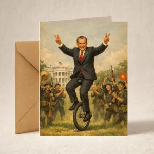 Greeting Card - Nixon's Victory