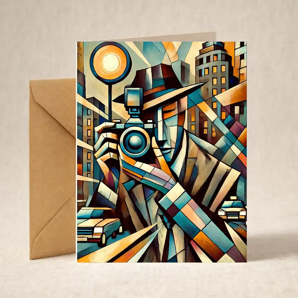 Greeting Card - Photographer of Caleidoscopic Dimensions