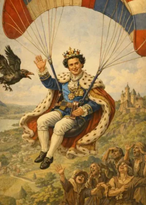 Ludwig II of Bavaria Paragliding