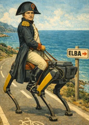 Napoleon going to Elba