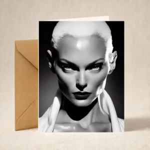 Greeting Card - If only Helmut Newton was still alive