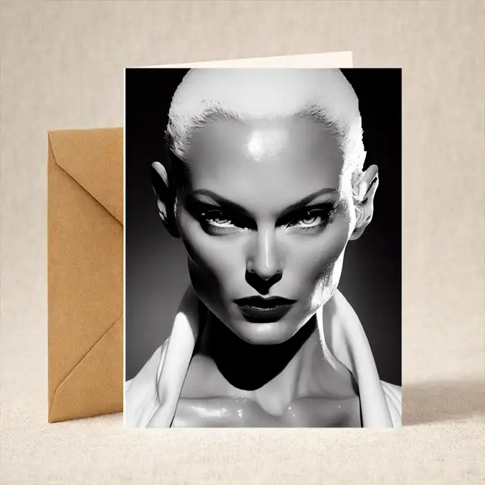 Greeting Card - If only Helmut Newton was still alive