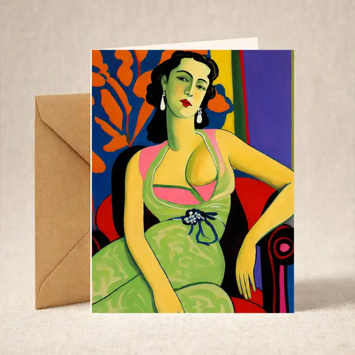 Greeting Card - Matisse would have hated this