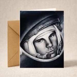Greeting Card - Yuri Gagarin - Ю́рий Алексе́евич Гага́рин