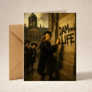 Greeting Card - Rembrandt's Depression