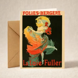 Greeting_Card - Folies Bergère - La Loíe Fuller