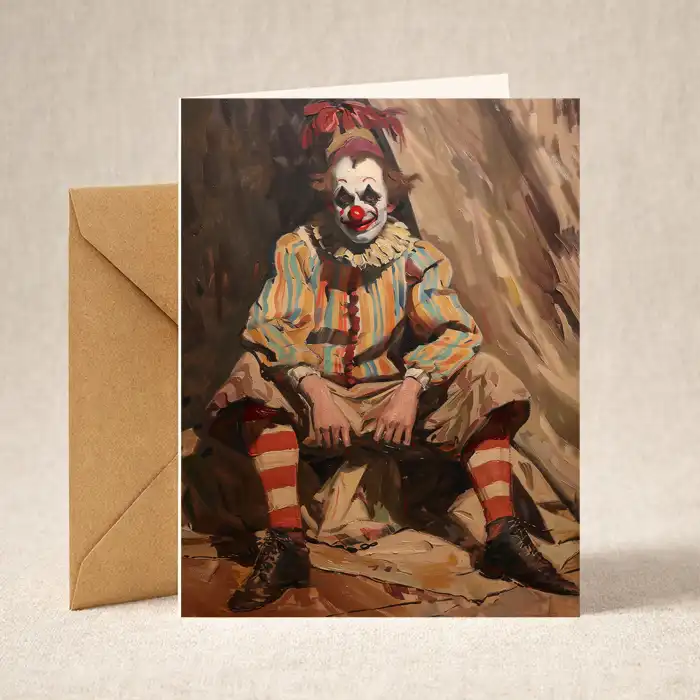Greeting Card - The Clown