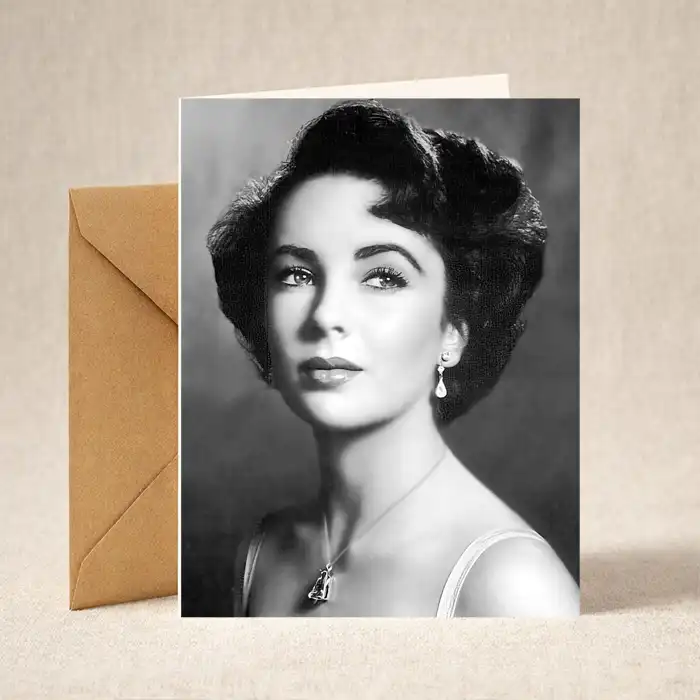 Greeting Card - Elizabeth Rosemond Taylor (Liz)