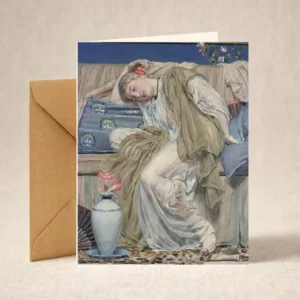 Greeting_Card_Sleeping Girl - Albert Moore