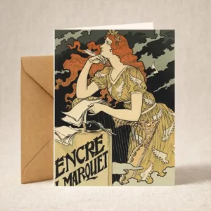 Greeting Card - Belle Époque - Encre Marquet