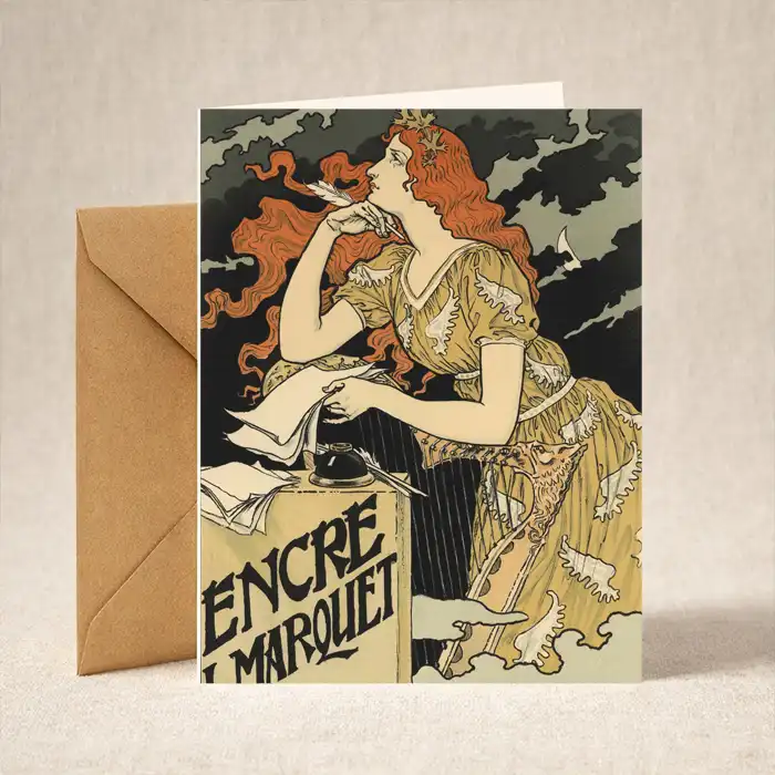 Greeting Card - Belle Époque - Encre Marquet