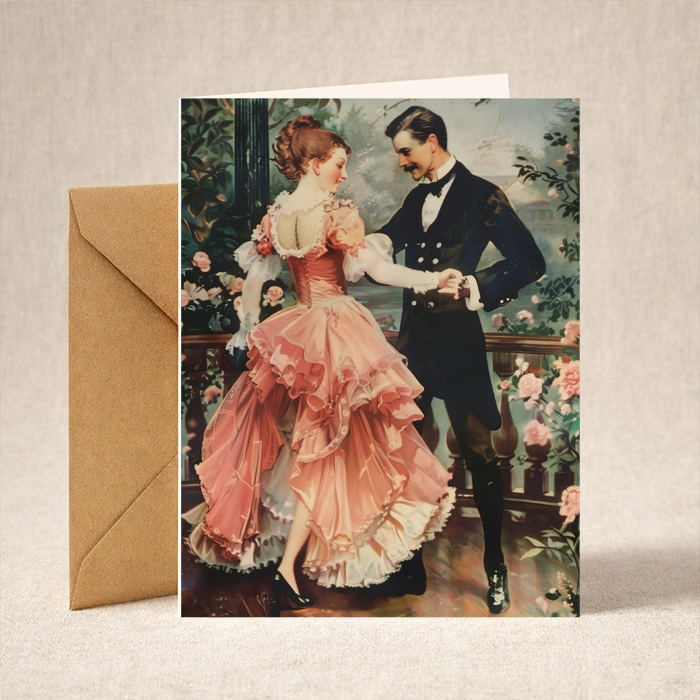 Greeting Card - !9th Century Romance